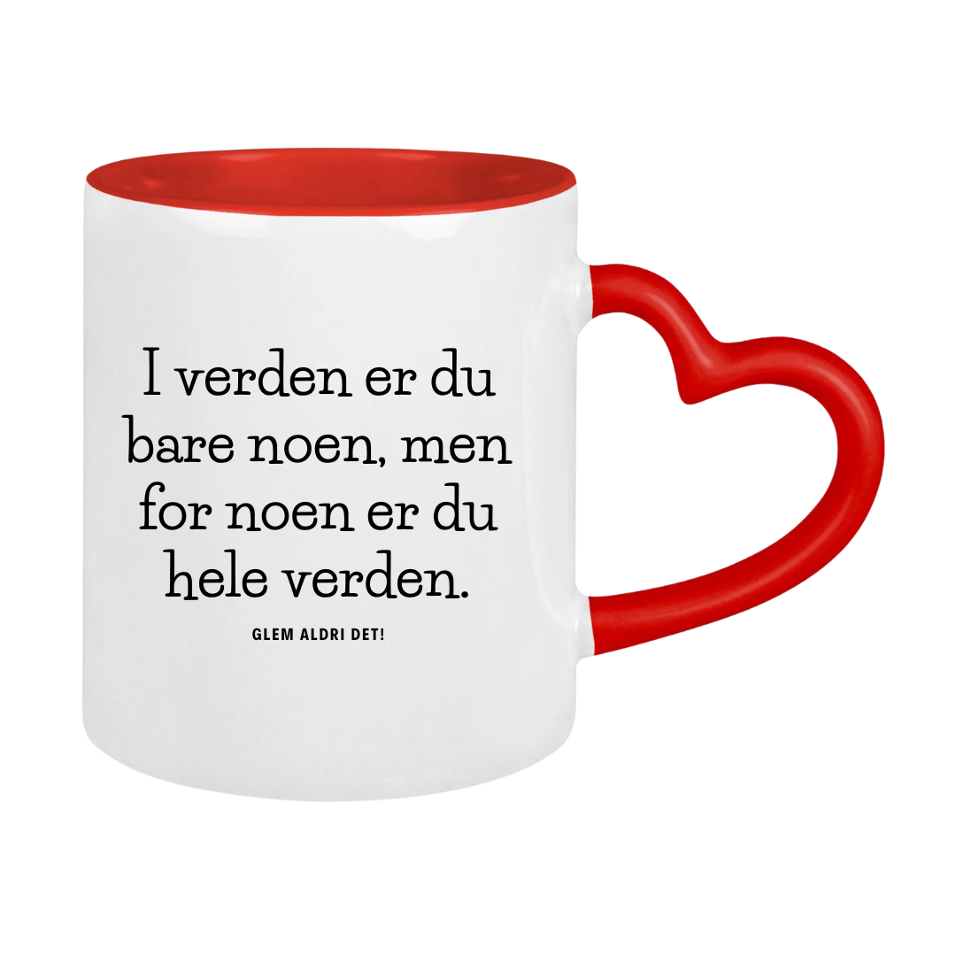 Du er hele verden HJERTEKRUS