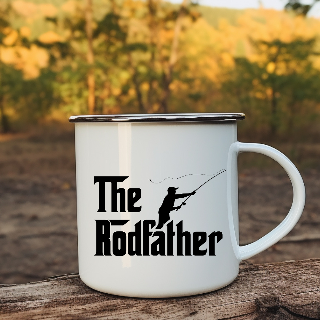 The Rodfather 1 emaljekopp